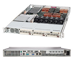 Super 1040C-8, Quad AMD/Dual-Core, Video, 2x GB Lan, 3x HS SCSI/U320, DDR(64GB), 1U RM, 1000W
