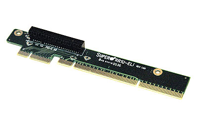 Supermicro RR1U-ELi, 1U - UNIVERSAL (SXB-E) SLOT TO PCI-E (x8) SLOT for PDSMi Motherboards