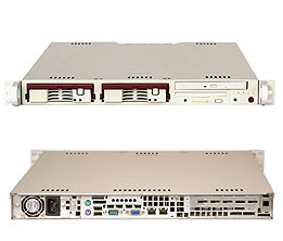 Super 1011M-T2, 1x AM2 Opt/DC, PCI-e(16x), Video, 2x GB Lan, 2x HS SATA+Raid, DDR2(8GB), 1U RM, 260W