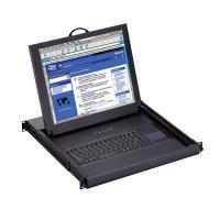 RKP1419, 1U Rackmount 19" LCD Keyboard Drawer, PS/2 notebook keyboard & touch pad, short depth