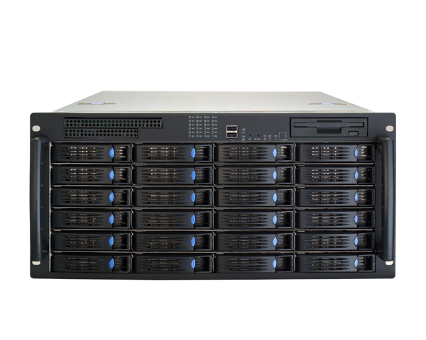 Chenbro RM51924-ML, 5U RM, 24x HS SATA/1x Slim CD & FDD Ext Bays, 1350W(2+1) P.S