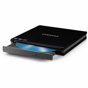 Samsung SE-S084B/RSBN 8X Double Layer Slim DVD+/-RW External Drive