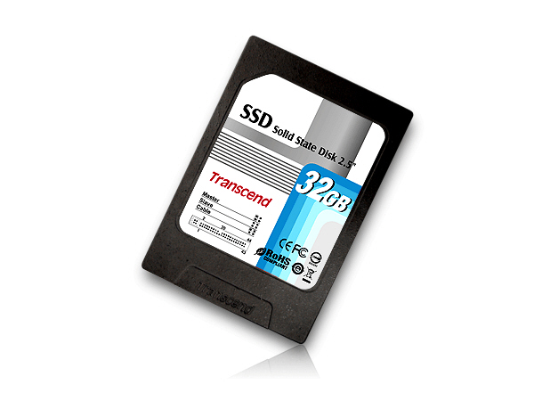 Transcend  2.5" 32GB, IDE Solid State Drive, MLC Flash Chip(Reqular Speed)