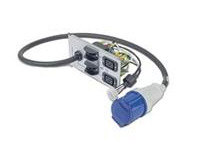 APC SYPD10, Symmetra RM 230V backplate kit w/(2) IEC320 C19 and (1) IEC 60309