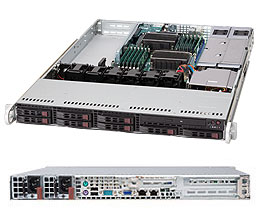 Supermicro SC113TQ-R700U, 1U RM, UIO, 8x HS 2.5" SAS/SATA+1x Slim CD Bays, 2x FH/1x LP,700W(1+1),80+
