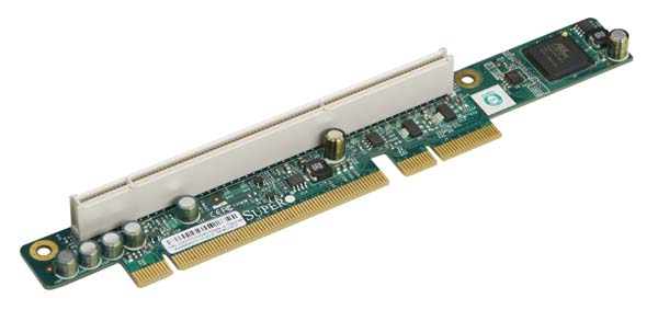 Supermicro RSC-R1U-AX, 1U, PCI-e(x16) to PCI-X riser card
