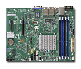 Supermicro A1SAM-2550F, Atom-C2550, Video, 4x GB Lan, 6x SATA2/3, IPMI, DDR3(64GB)