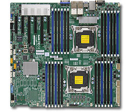 Super X10DRi-T4+, 2x E5-2600v4/22C, Video, 4x 10GB/X540 LAN, 10x SATA3(C612)+R, IPMI, DDR4(3TB)