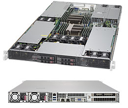Super 1028GR-TRT,2xE5-2600v4,3xGPU Slot,Video,2x10GB/X540,4xHS 2.5" SATA3 Bay,IPMI,D4(2TB),1U/R1600W