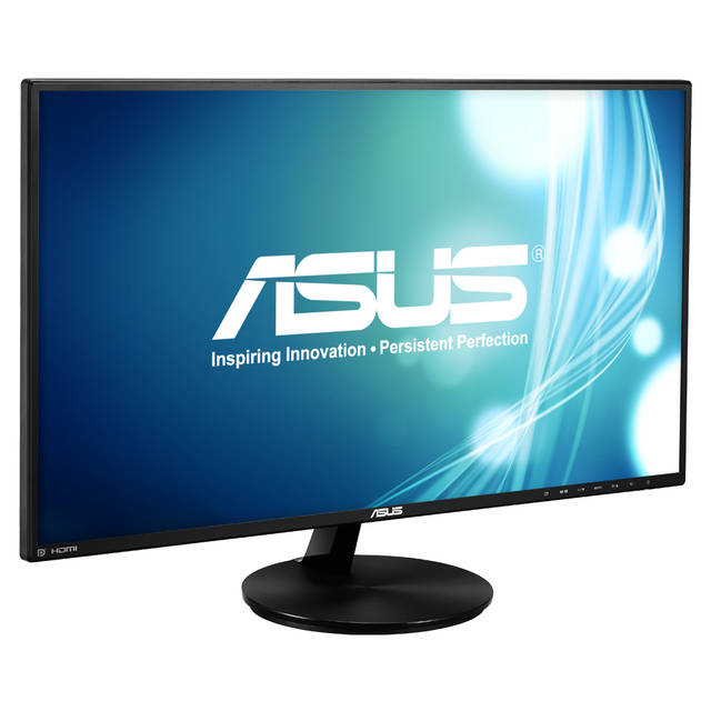 Asus VN279Q 27 inch Widescreen 100,000,000:1 5ms VGA/HDMI/Displayport LCD Monitor, w/ Speakers (Blac