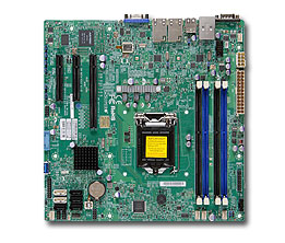 Super X10SLL-F, E3-1200v4/LGA1150, 3x PCI-e, Video, 2x GB/i210AT, 6x SATA+R, IPMI, DDR3(32GB)