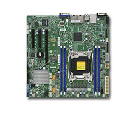 Super X10SRM-F, 1x E5-2600v4/LGA2011,3x PCI-e,Video, 2x GB/i210 LAN,10x SATA3(C612)+R,IPMI,D4(512GB)