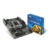 MSI CSM-H110M PRO-VHL LGA1151/ Intel H110/ DDR4/ SATA3&USB3.1/ A&GbE/ MicroATX Motherboard