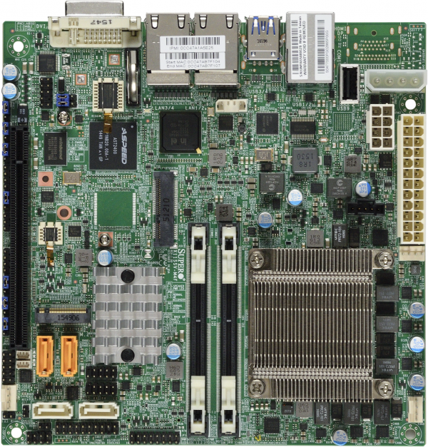 Super X11SSV-M4F, E3-1585v5/4C8T, DVI-A, HD Audio, 4x GB LAN, 4x SATA3+R, IPMI, D4(32GB), mATX