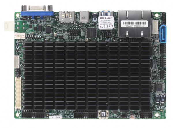 Super X11SAN, Intel N4200/6W/4C, Video, HD Audio  & HDMi, 2x GB/i210 LAN, 1x SATA3, D3L(8GB) SO-DIMM