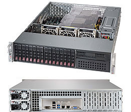 Super 2029P-C1RT,2x LGA3647,Video,2x 10GB/X722,8x SAS3(3108)+8x SATA3 HS 2.5",IPMI,D4(2TB),2U/R1200W