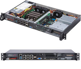 Super 5019D-FN8TP, D-2146NT/8C/16T Video, 4x GB/2x 10G/2x 10G/SFP+, 2x Int, IPMI,DDR4(512GB),1U/200W