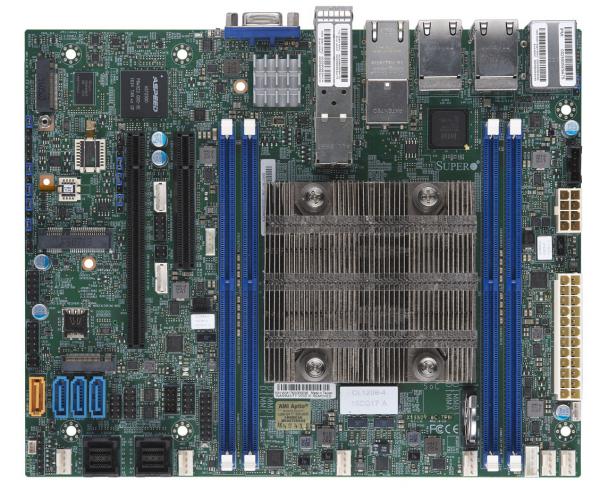 Supermicro X11SDV-8C-TP8F,D-2146NT/TDP,PCI-e,Video,4xGB/2x10GB+2x10G/SFP+,12x SATA3+R,IPMI,D4(256GB)