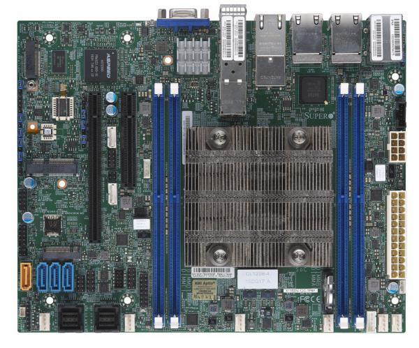 Supermicro X11SDV-12C-TP8F,D-2146NT/TDP,PCI-e,Video,4xGB/2x10GB+2x10G/SFP+,12xSATA3+R,IPMI,D4(256GB)