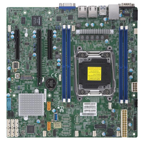 Super X11SRM-F, LGA2066, VGA, 2x GB/i210 LAN, 8x SATA3+Raid/C422, M.2, IPMI, DDR4(256GB)