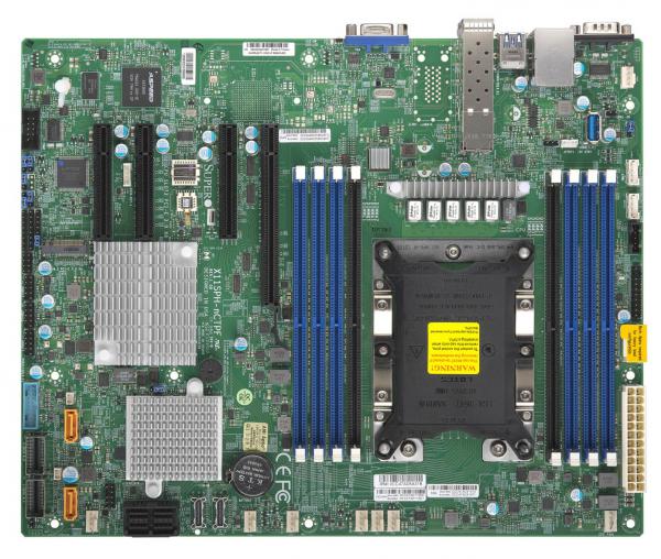 Super X11SPH-nCTPF, 1x LGA3647,4x PCI-e,VGA,2x 10GB/SFP+,10x SATA3(C622)+R/M.2,2xNVMe,IPMI,DDR4(1TB)