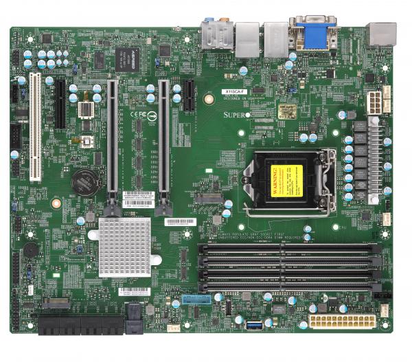 Super X11SCA-F, i3/i5/i7/i9/E2100(LGA1151),Video,HD Audio,2xGB,8x SATA3+R(C246),M.2,IPMI,D4(64GB)