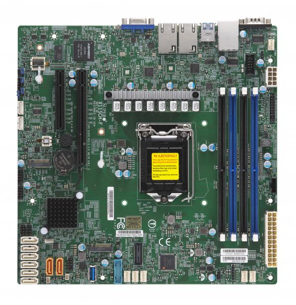 Super X11SCH-F, i3/E2100/(LGA1151), Video, 2x GB/i210, 8x SATA3+R(C246), M.2, IPMI,D4(128GB)
