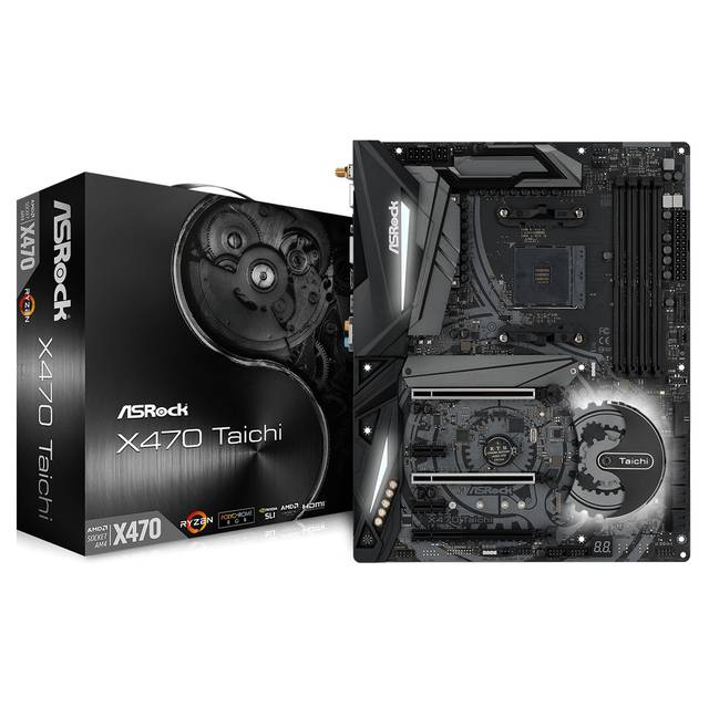 ASRock X470 TAICHI Socket AM4/ AMD X470/ DDR4/ Quad CrossFireX & Quad SLI/ SATA3&USB3.1/ M.2/ WiFi/