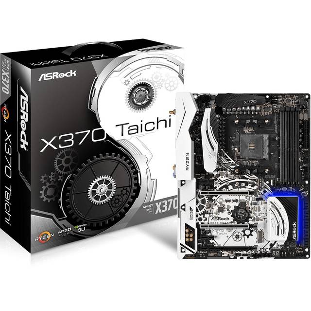 ASRock X370 TAICHI Socket AM4/ AMD X370/ DDR4/ Quad CrossFireX & Quad SLI/ SATA3&USB3.1/ M.2/ WiFi/