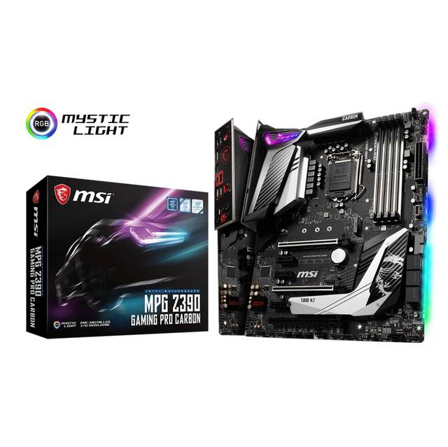 MSI MPG Z390 GAMING PRO CARBON LGA1151/ Intel Z390/ DDR4/ 3-Way CrossFireX & 2-Way SLI/ SATA3&USB3.1