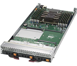 SuperBlade SBi-6119P-T3N,1x LGA3647,Video,2x 10GB LAN,3x HS 2.5" NVMe or 3x SATA3 Bay+R,IPMI,D4(3TB)
