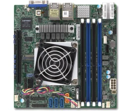 Supermicro M11SDV-8C+-LN4F,EPYC-3251/8C/16T,1xPCIe+M.2,VGA,4xGB/i350 LAN,4xSATA3/SoC,IPMI,DDR4(512G)