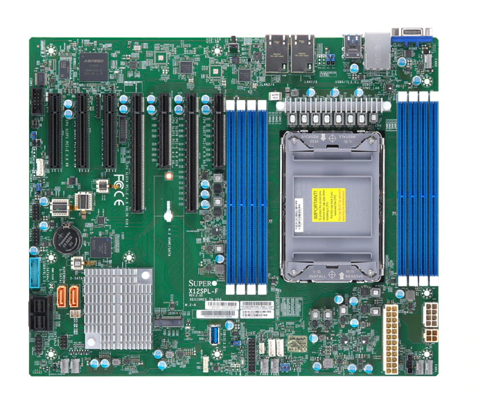 Super X12SPL-F,1x LGA-4189, 4xPCI-E 4.0+3x PCI 3.0, VGA,2x GB/i210,10x SATA3+R,1x M.2,IPMI,DDR4(2TB)