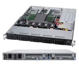 Supermicro SC113MFAC2-R804, 1U RM(20" Depth), 8x HS 2.5" SAS3(12Gb/s)/NVMe Bays, R800W(1+1)