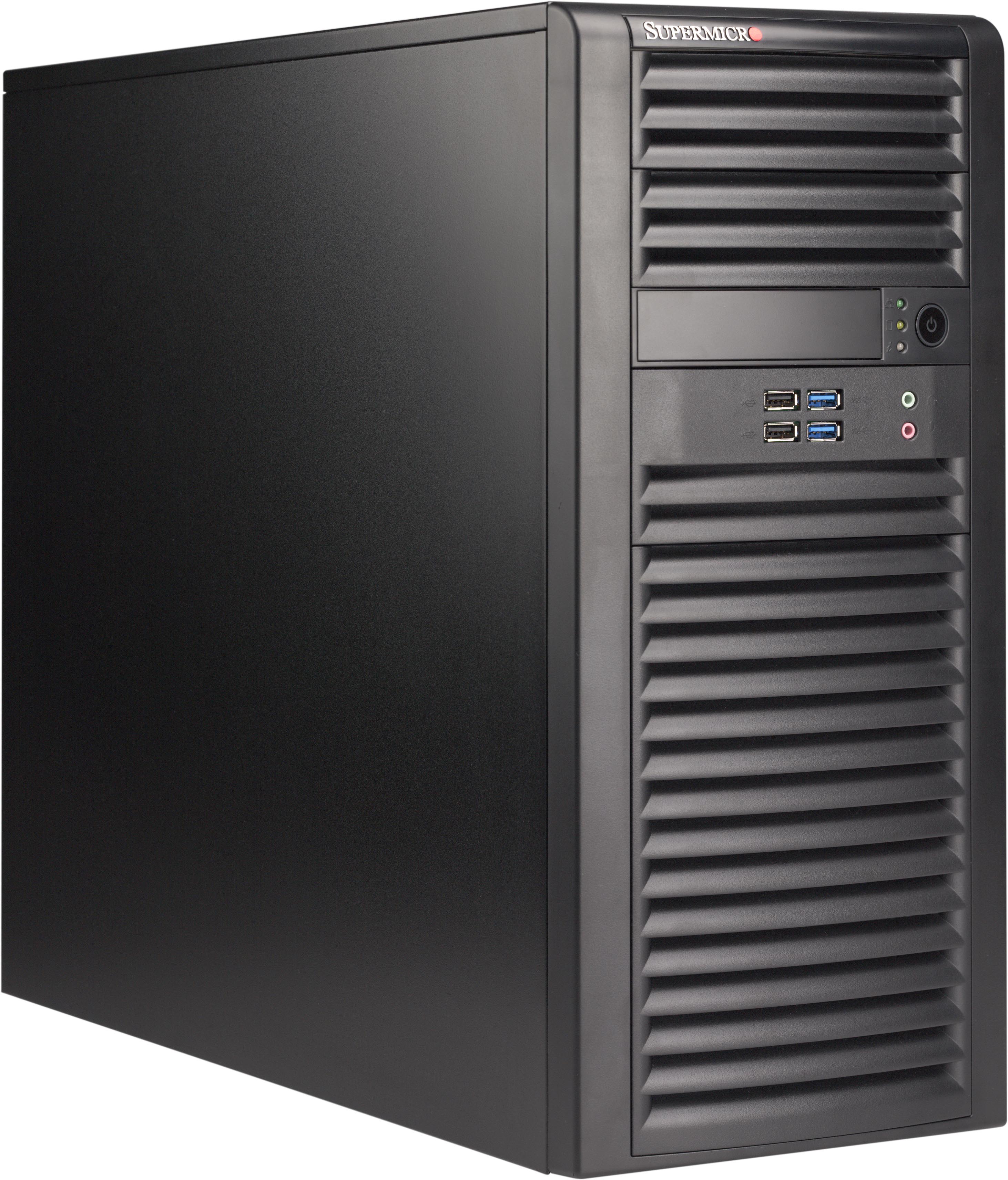 Supermicro CSE-732D4-668, Mid-Tower, 4x USB2.0/3.0, 4x 3.5" Int+2x 5.25"+1x 3.5" Ext Bays, 668W, 80+
