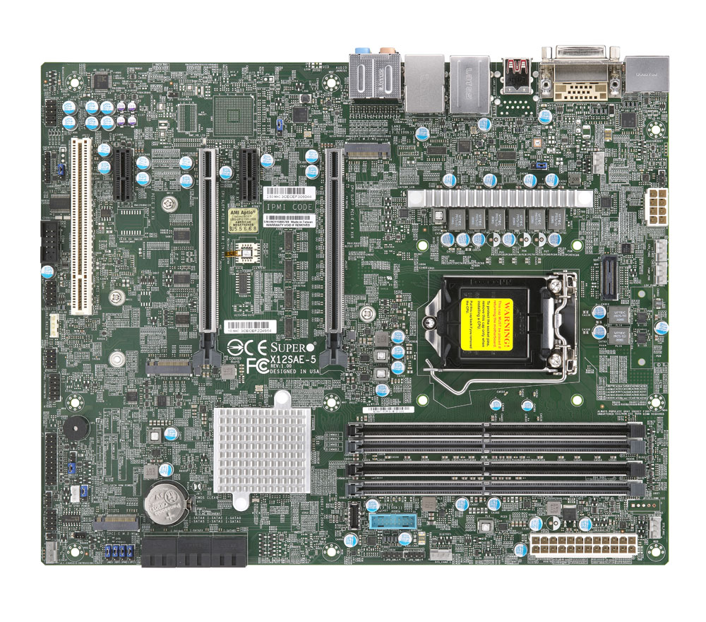 Super X12SAE-5, W-1300 or i5/i7/i9,2x PCIe 4.0,Video HD Audio,1x2.5Gb+1xGb,4xSATA3+R,M.2,D4(128GB)