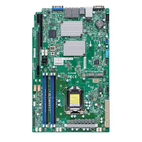 Super X12STW-TF, LGA-1200/E-2300, WIO, VGA, 2x PCIe, 2x 10GB/X550, 8x SATA3+R, M.2, IPMI, D4(128GB)