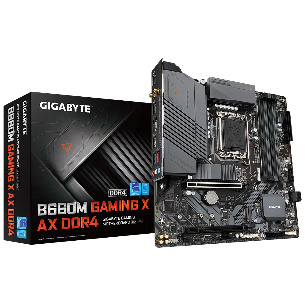 Gigabyte B660M GAMING X AX DDR4 B660 LGA1700 Max128GB DDR4 mATX