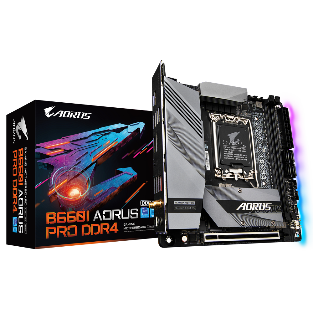 Gigabyte B660I AORUS PRO DDR4 B660 LGA1700 Max64GB DDR4 mini-ITX