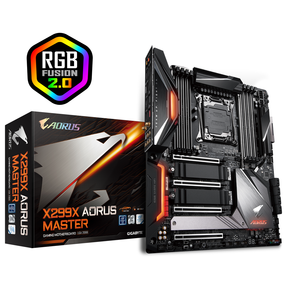 Gigabyte X299X AORUS MASTER Core i7 i9 LGA2066 X299 256GB DDR4 E-ATX