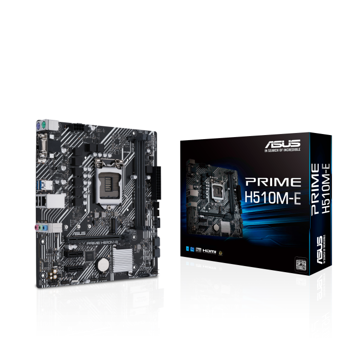 ASUS PRIME H510M-E H510 LGA1200 Max.64GB DDR4 HDMI DP W10 mATX