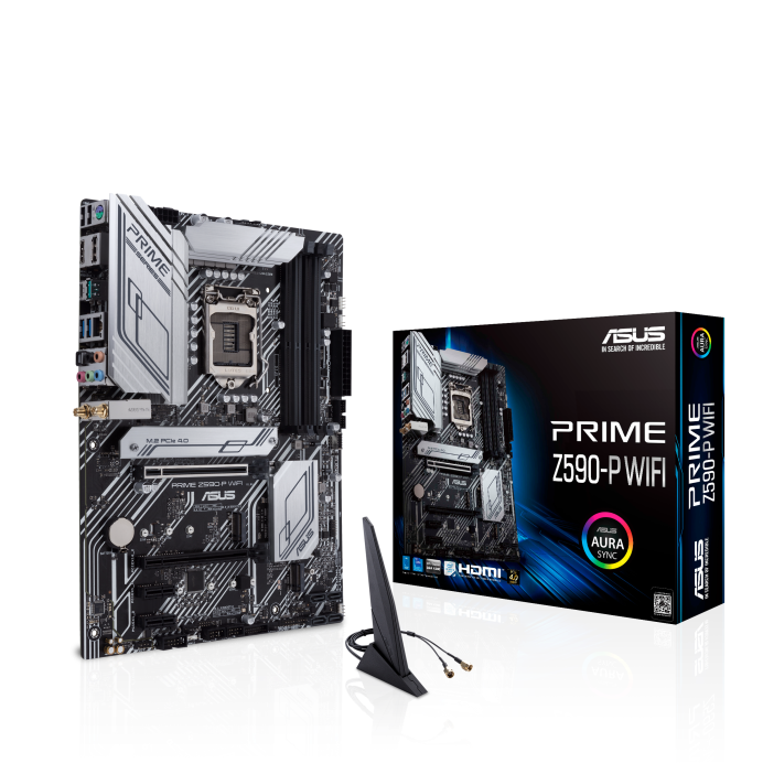 ASUS MB PRIME Z590-P WIFI Z590 LGA1200 Max.128GB DDR4 PCIE ATX