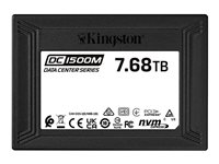 Kingston Data Center DC1500M - SSD - 7.68 TB - internal - 2.5" - U.2 PCIe 3.0 x4 (NVMe)