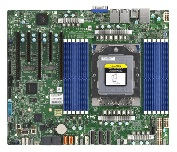 Supermicro H13SSL-N, AMD EPYC/Socket SP5,5xPCIe 5.0,VGA,2xGB,8xSATA3,6xUSB3.0,2xM.2,TPM,IPMI,D5(3TB)