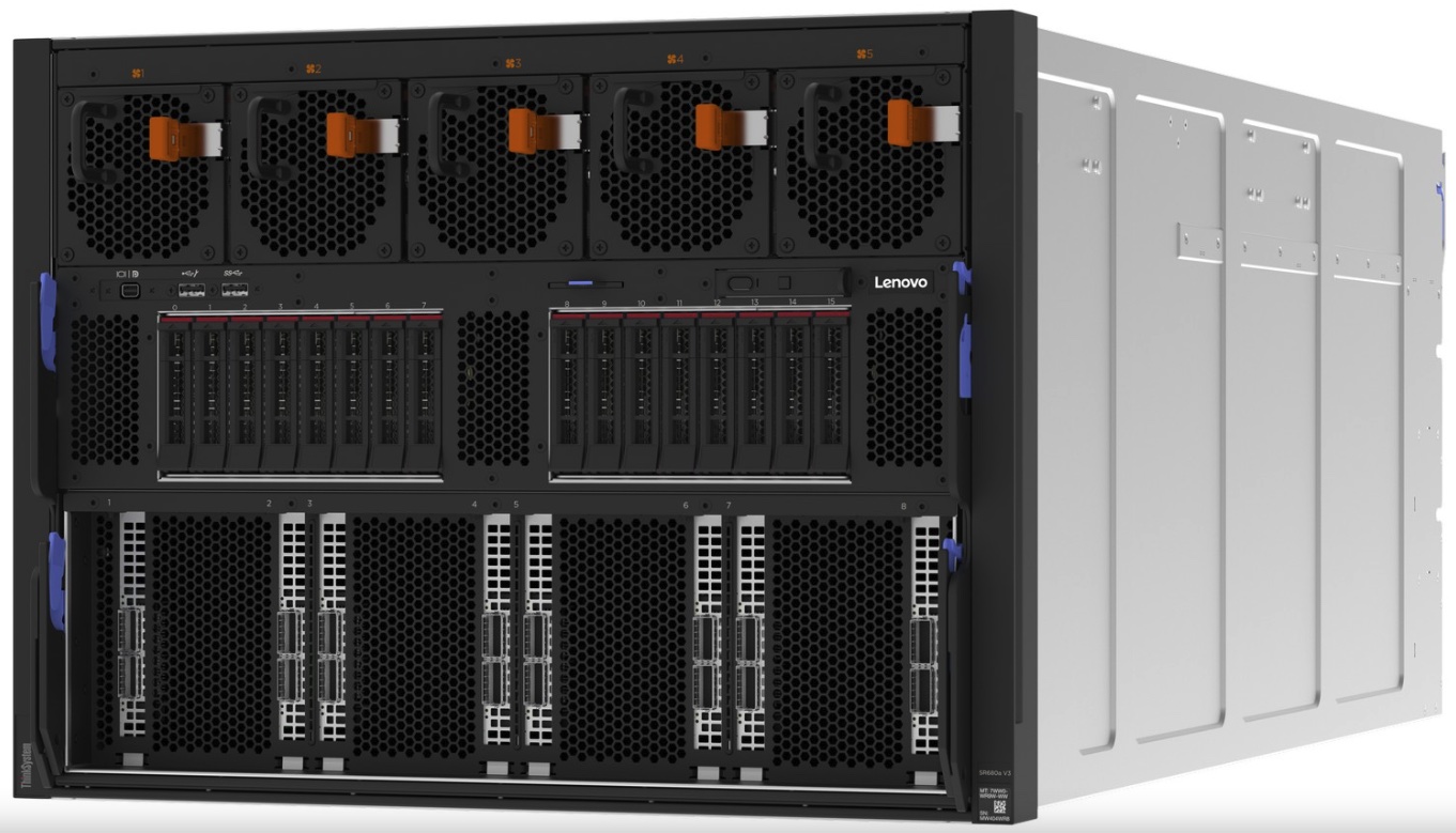 Lenovo ThinkSystem SR6801 V3 8x H200 GPU rack servers