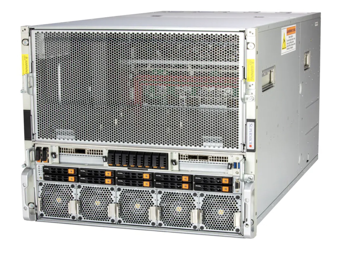 Supermicro SYS-A22GA-NBRT 10U B200 GPU server
