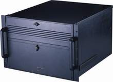 LZS RMC7S2-5-3 7U  20 slot backplane w/2x300W Hot-swap Power Supply, Black
