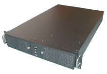 AIC RMC2F2-KI-XP-2, 2U RM, 4x 5.25"+1x 3.5" Exposed+1x Int HDD, 2x USB, 2x 460W P.S