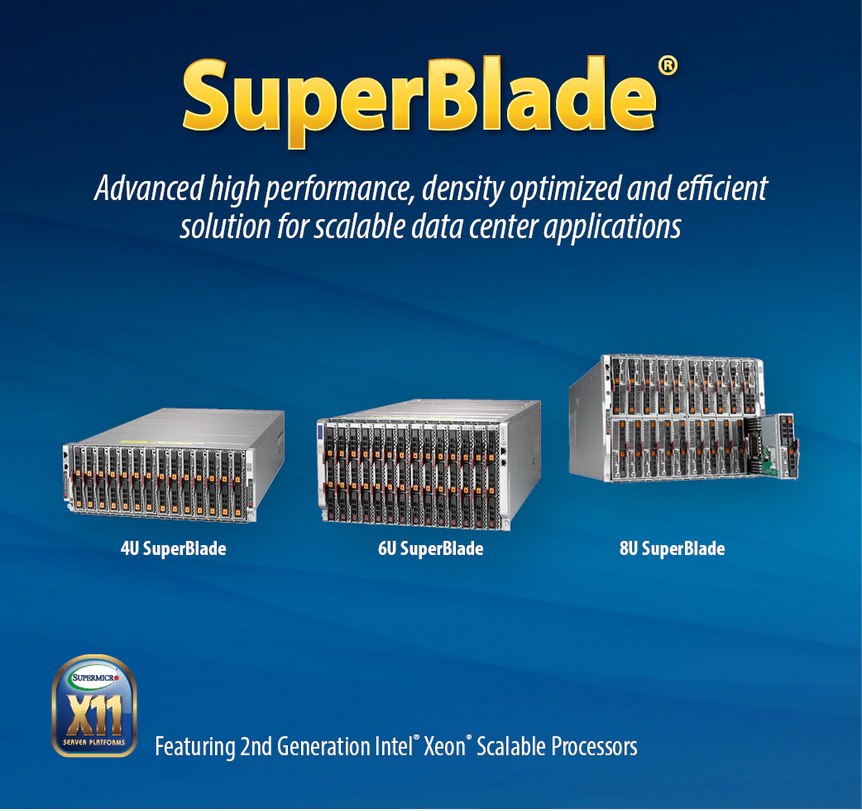 SuperBlade® 10x Nodes/Dual Scalable Server