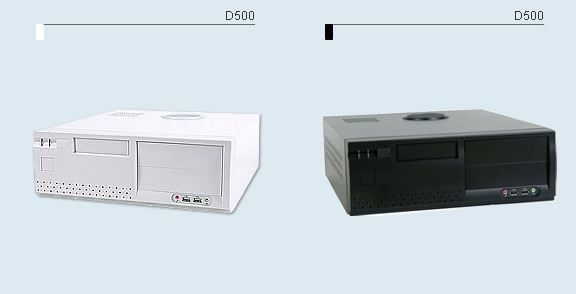 In-Win D500B, Black 2x 5.25"/1x 3.5" Ext+2x 3.5" Int Bays, 2x Front USB, 240W